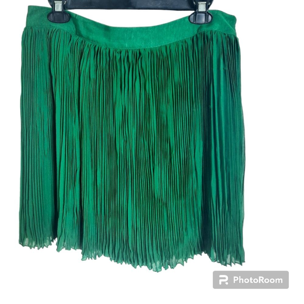 Club Monaco Lynnie Skirt Jupe Ivy/Vert Pleated Mini Preppy Size 10 $139 - Picture 3 of 9